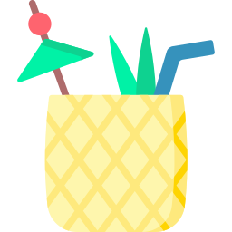 cocktail all'ananas icona