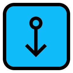 Down arrow icon