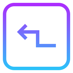 Zigzag arrow icon