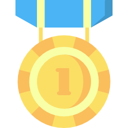 Gold medal icon