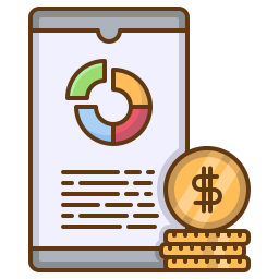 mobile analytics icon