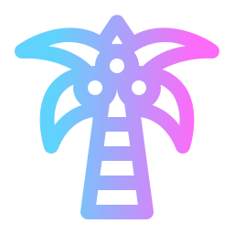 Coconut tree icon