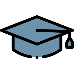 Graduation cap icon