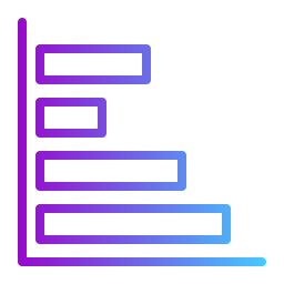 gráfico de barras Ícone