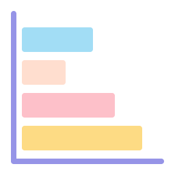 gráfico de barras Ícone