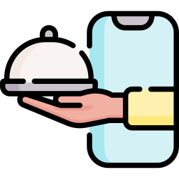 Food delivery icon