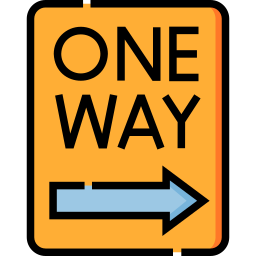 One way icon