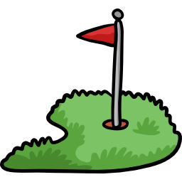 le golf Icône