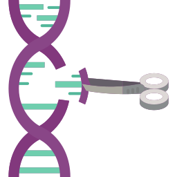 modificazione genetica icona