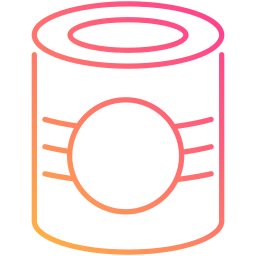 Canned food icon