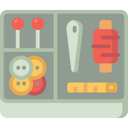 Sewing tools icon