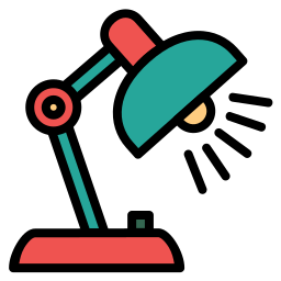 Desk lamp icon