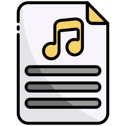 Music sheet icon