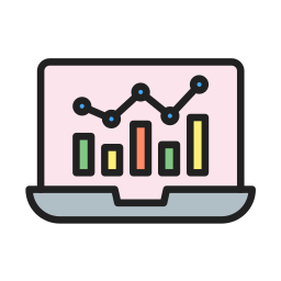 statistische grafik icon