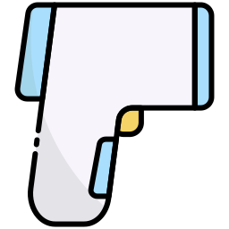 Thermometer gun icon