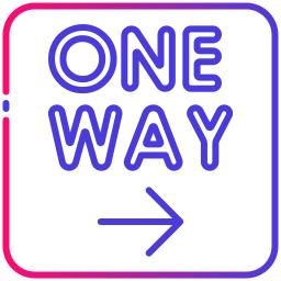 One way icon