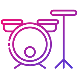 Drum kit icon