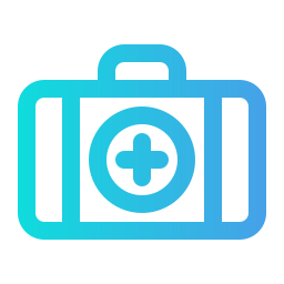 First aid kit icon