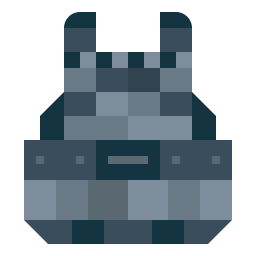 Bulletproof vest icon