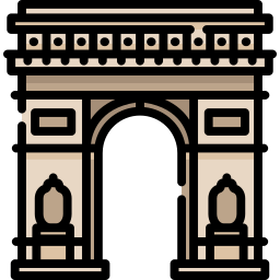 arc de triomphe icoon