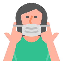 Face mask icon