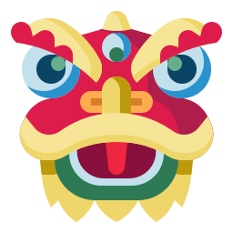 Lion dance icon