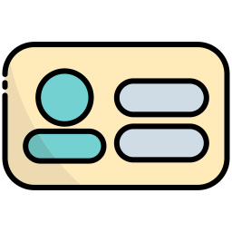 Business card icon