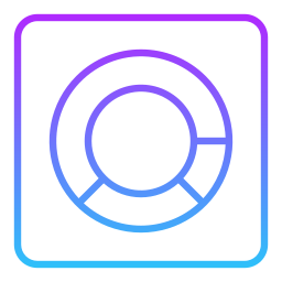 Round chart icon