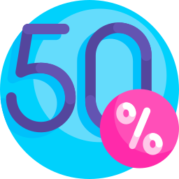 50 процентов иконка