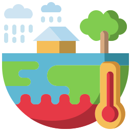 das alterações climáticas Ícone