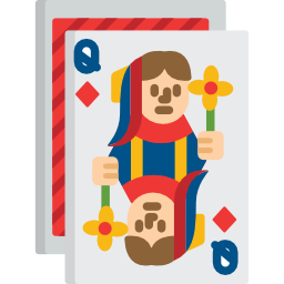 Queen of diamonds icon