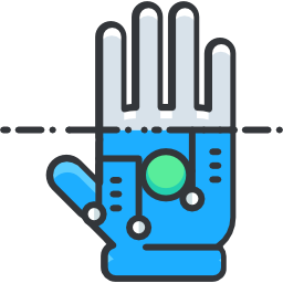 Wired gloves icon