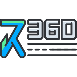 360 degrees icon