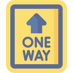 One way icon