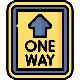 One way icon