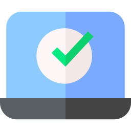 Electronic vote icon