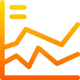 Line chart icon