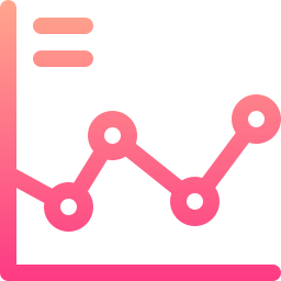 Line chart icon