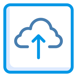 téléchargement dans le cloud Icône