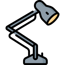 Desk lamp icon