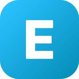 Letter e icon