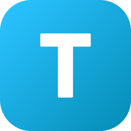 Letter t icon