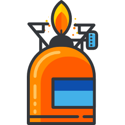 Camping gas icon