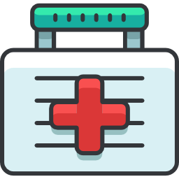 First aid kit icon