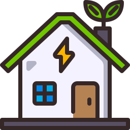 Eco house icon