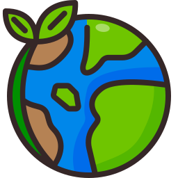 Planet earth icon