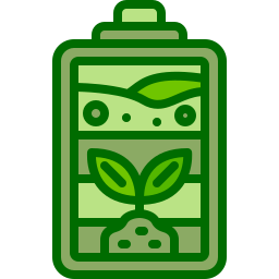 Eco battery icon