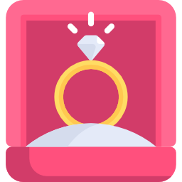 Diamond ring icon