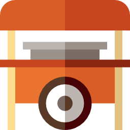 Food stand icon