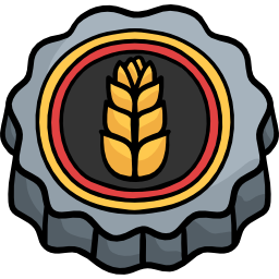 Beer cap icon